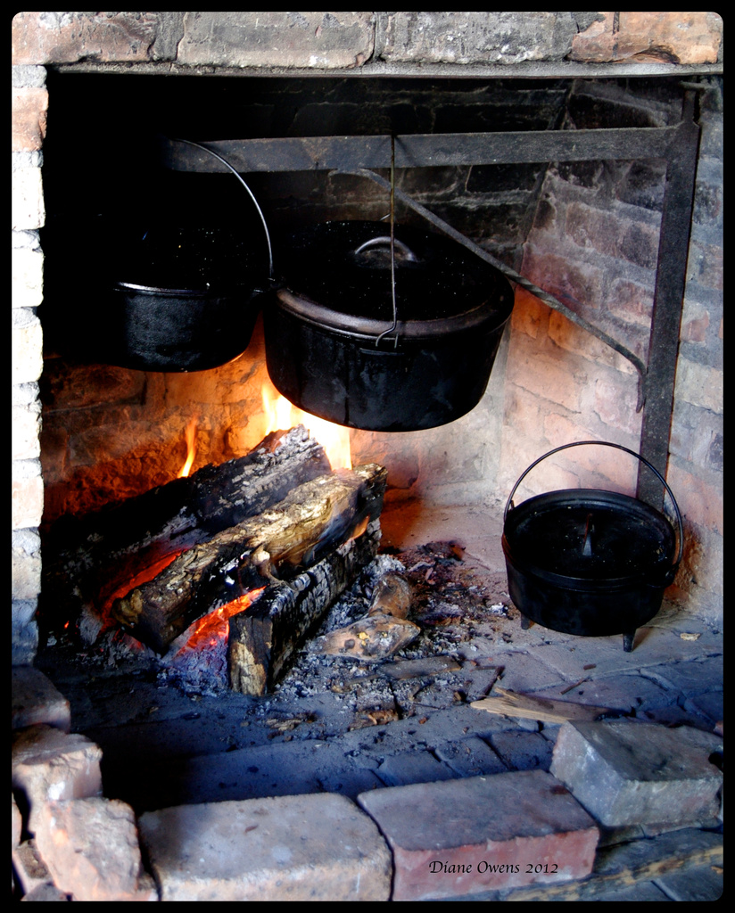 Cooking on an Open Hearth by eudora