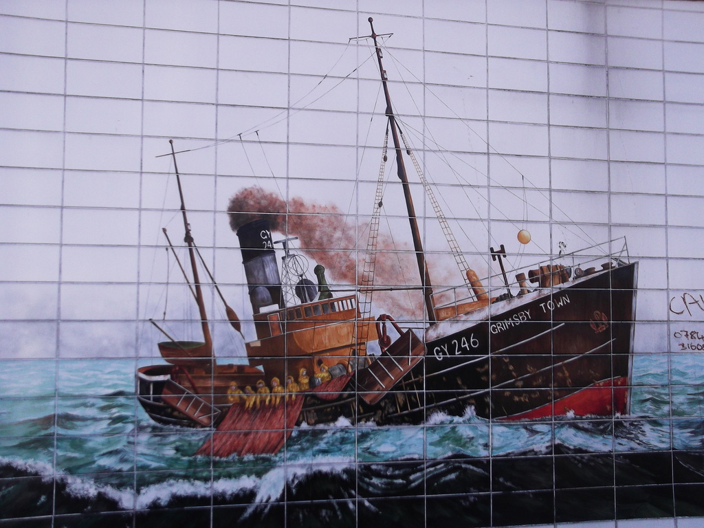 Trawler Mural by plainjaneandnononsense