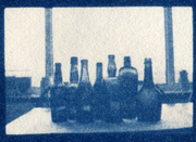 10th Jun 2013 - cyanotype  bottles