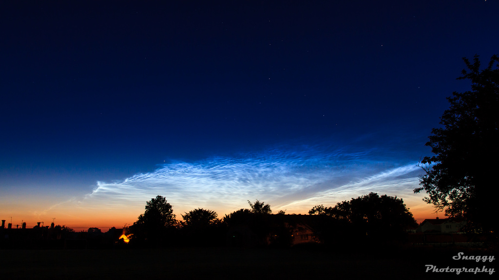 Day 161 - A shot that had to be taken...   Noctilucent Clouds by snaggy