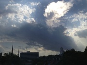 11th Jun 2013 - Late afternoon skies over the Wraggborough neighborhood, Charleston, SC