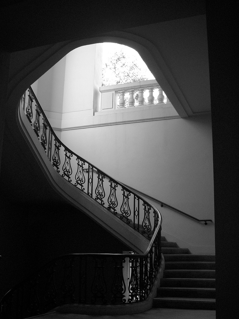 Stairs in Shadows by pasadenarose