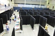 12th Jun 2013 - Setting up for the quilt show