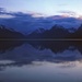 Blue lake dawn by peterdegraaff