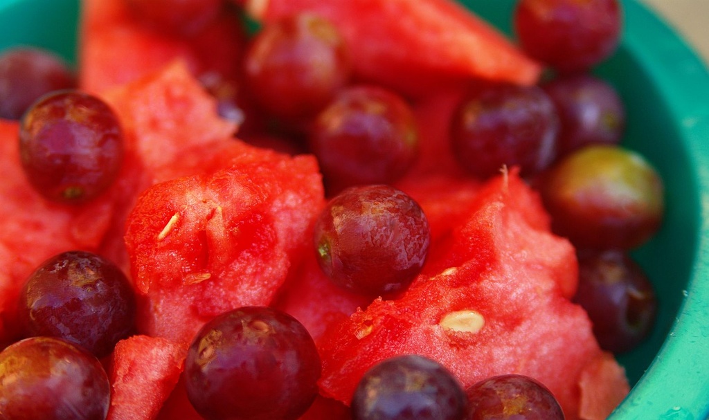 (Day 121) - Watermelon & Grapes by cjphoto