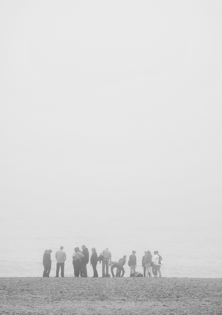 Brighton in the mist ~ 2 by seanoneill