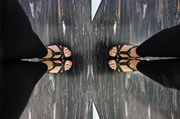 25th Jun 2013 -  My feet in the mirror 