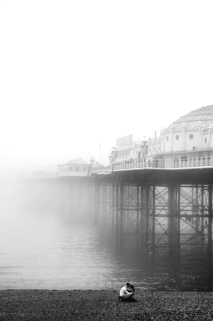 Brighton in the mist ~ 4 by seanoneill