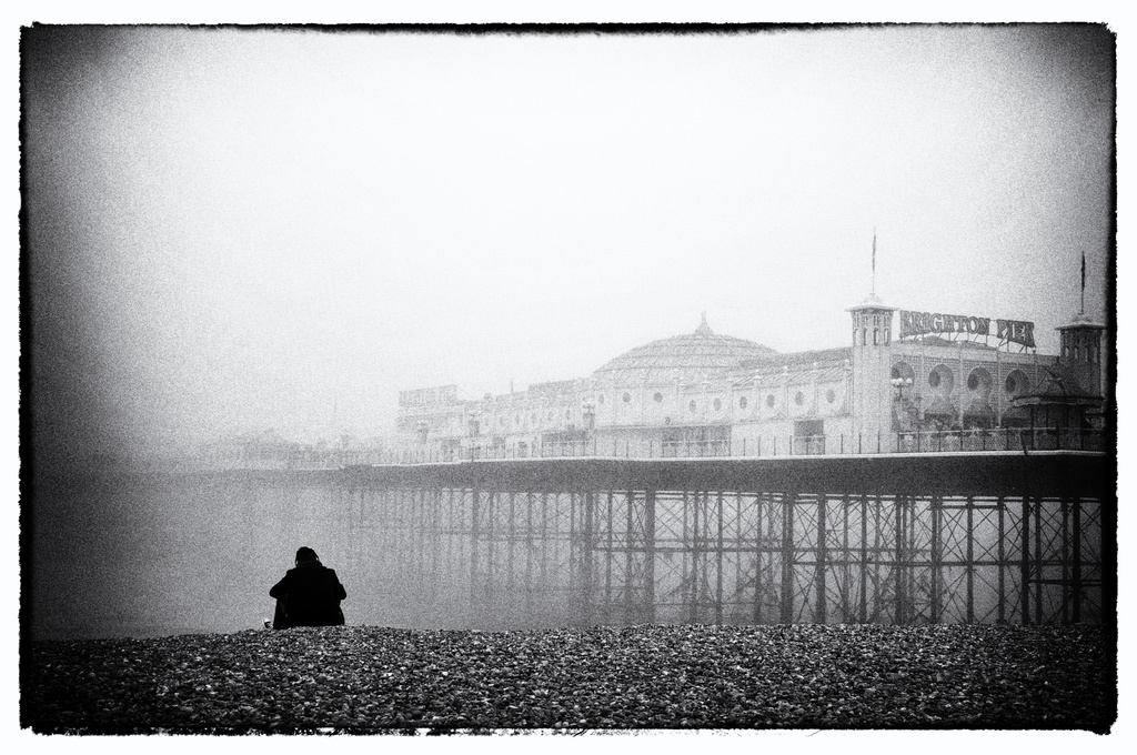 Brighton in the mist ~ 5 by seanoneill