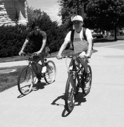 27th Jun 2013 - Cyclists on the KSU campus