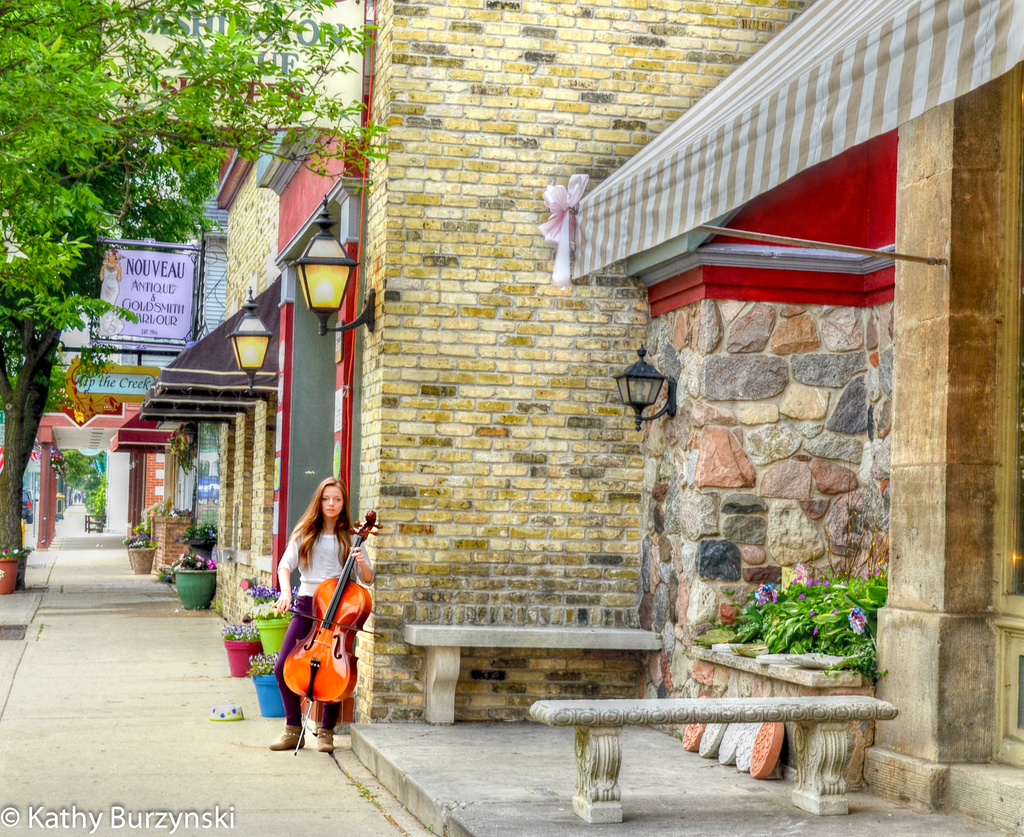 Village of Cedarburg Musician by myhrhelper