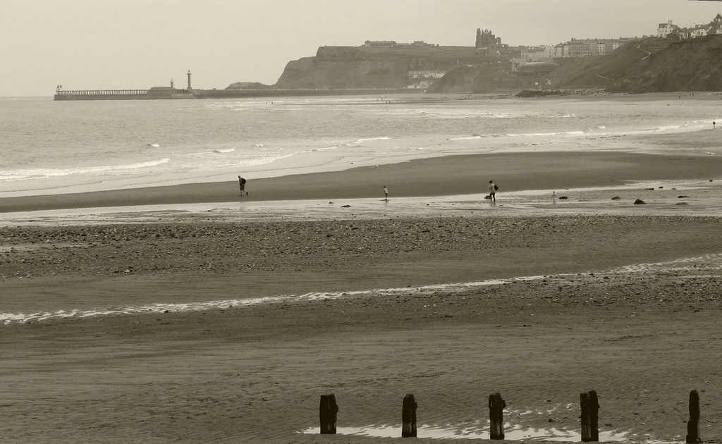 Sandsend looking towards Whitby by craftymeg