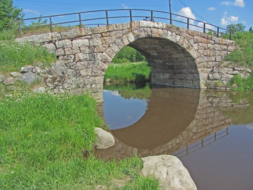 Old stone bridge over Keravanjoki river IMG_2867 by annelis