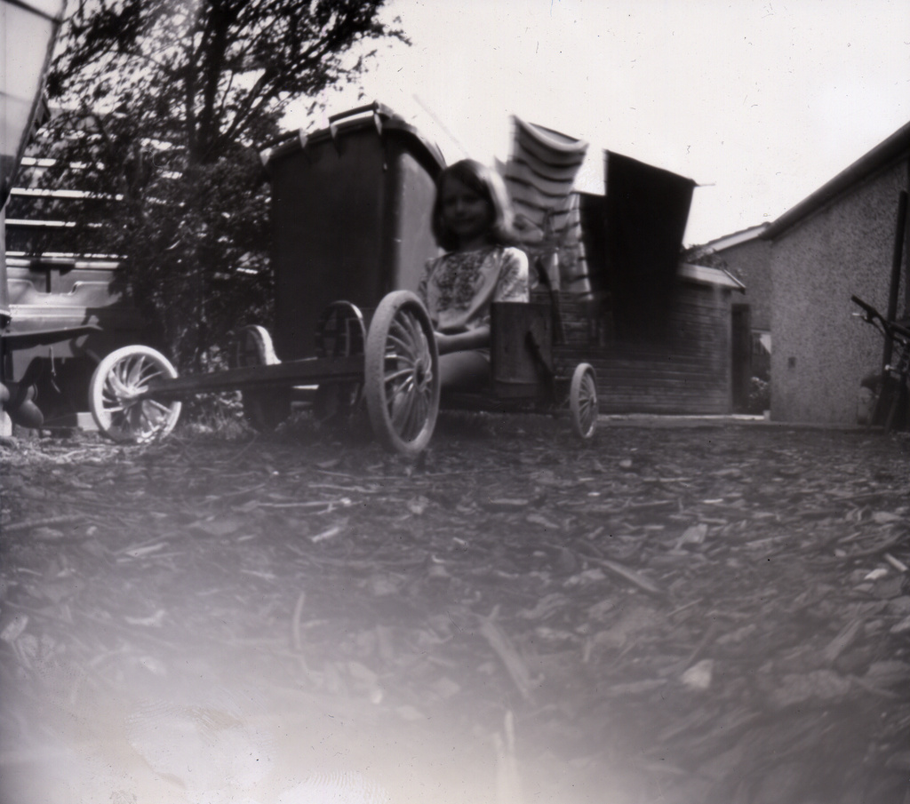 sophia on cart pinhole by ingrid2101