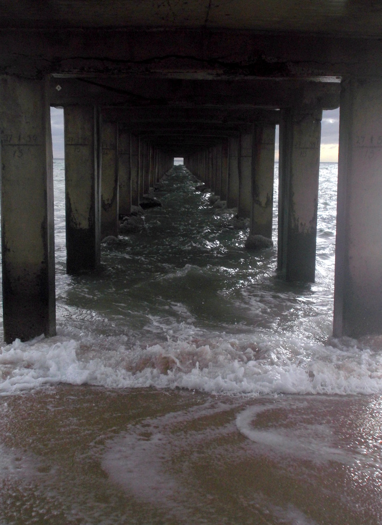 Under the pier by marguerita