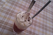 2nd Jul 2013 - Strawberry juice with whipping cream