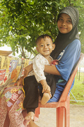 27th Jun 2013 - Arfan and his beloved mama