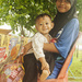 Arfan and his beloved mama by lily