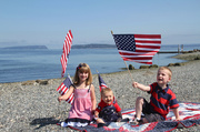 2nd Jul 2013 - Showing our red, white, & blue!