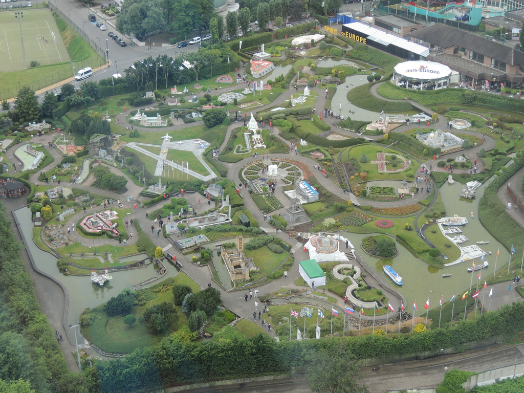 View - Mini-Europe form the Atomium by bizziebeeme