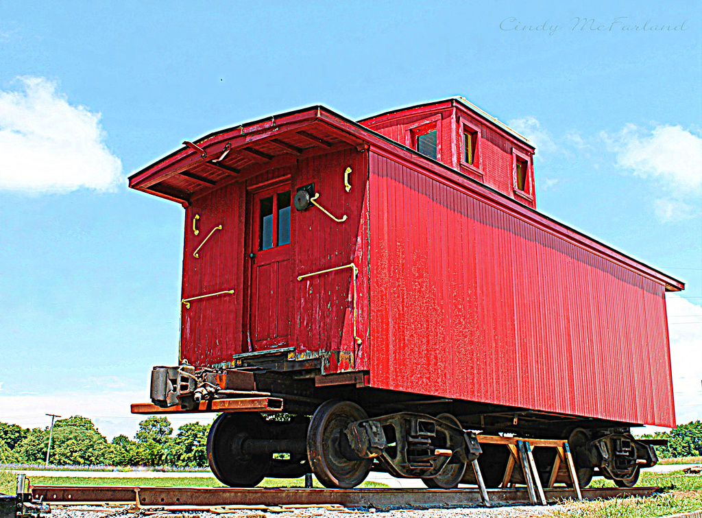 The little caboose that can't.... by cindymc