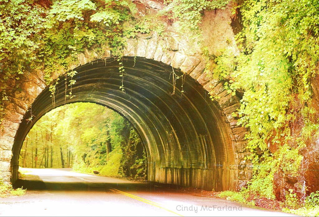 Archway through the mountain by cindymc