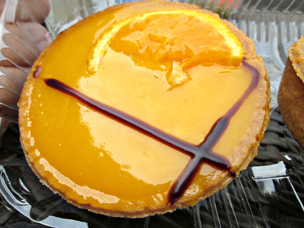 une tarte à l'orange et au chocolat........ by quietpurplehaze
