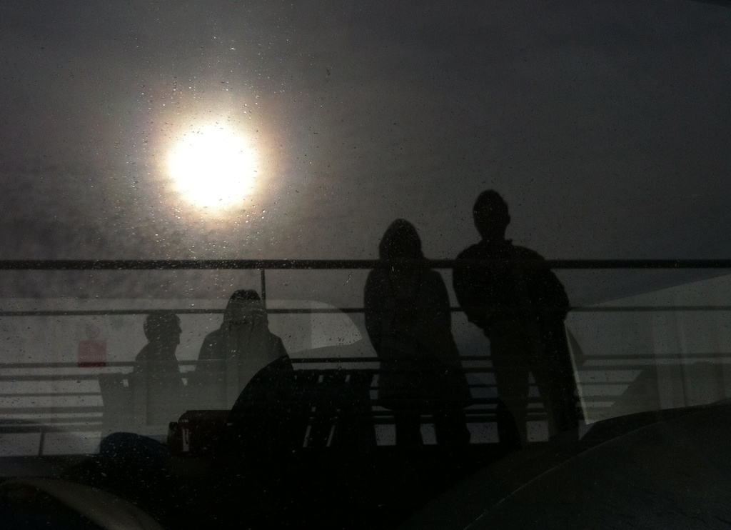 Reflection on ferry by ingrid2101