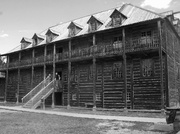 16th Jul 2013 - Fort Edmonton in Black and White. The Big House