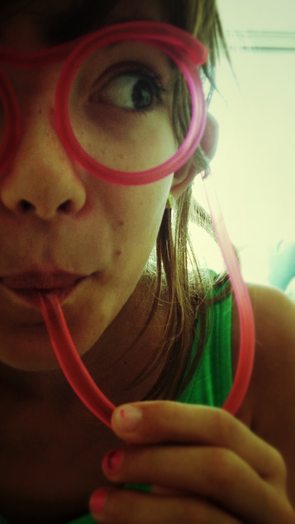 The straw glasses by cocobella