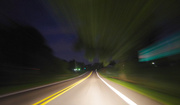 16th Jul 2013 - Driving home at night
