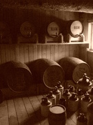 17th Jul 2013 - Fort Edmonton in Black and White  Liquor Cellar 