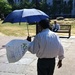 Umbrella Man by andycoleborn