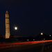 Washington Monument at night by tracys