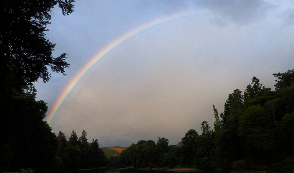 Rainbow Over The River Tay by itsonlyart