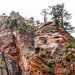 Hikers on the "trail" to Angels Landing, Zion National Park by northy