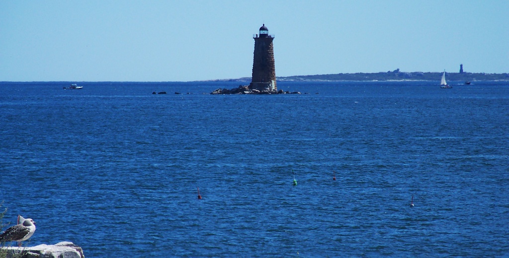 Whaleback Light, Portsmouth NH by dorim