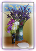 22nd Jul 2013 - lavender and sweet peas