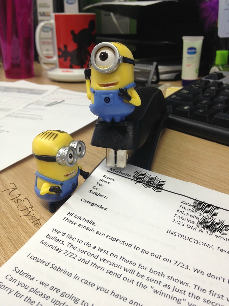 Minions at Work - Staple Buddies by msfyste