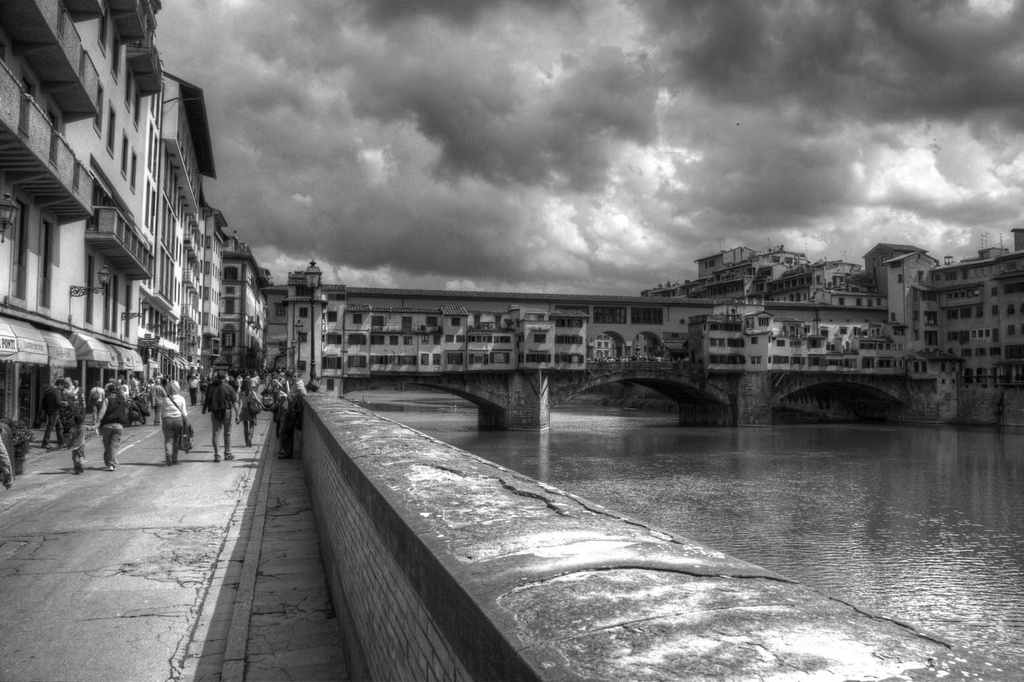 Florence Riverside Walk  by pdulis