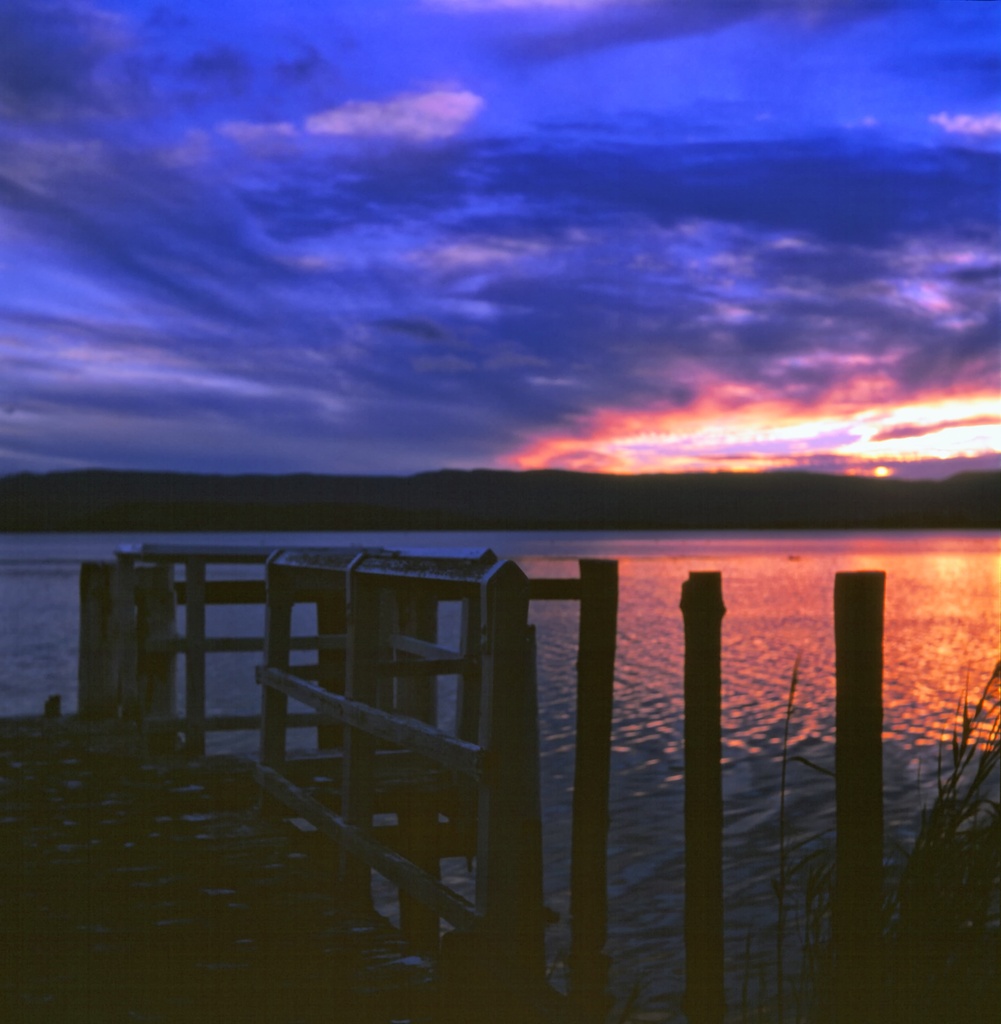 Evening at the pier by peterdegraaff