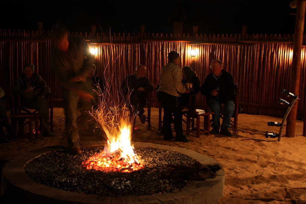 Keeping warm in the Kalahari winter by eleanor