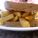 Chip Butty at the ferry by lellie