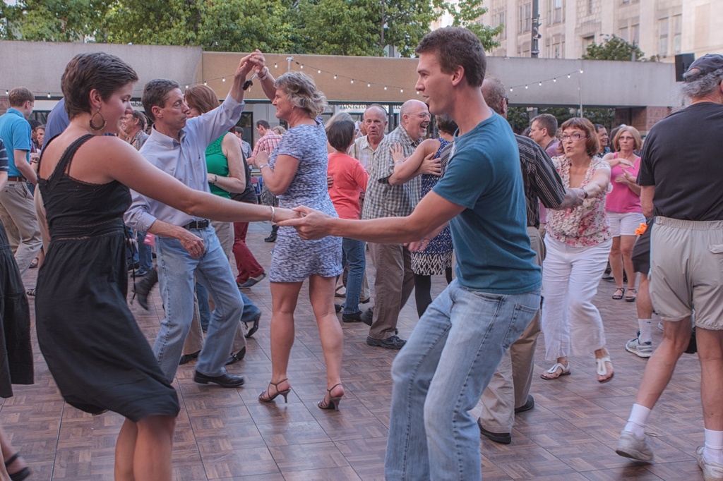 'Dancing Til Dusk' at Westlake Plaza  by seattle