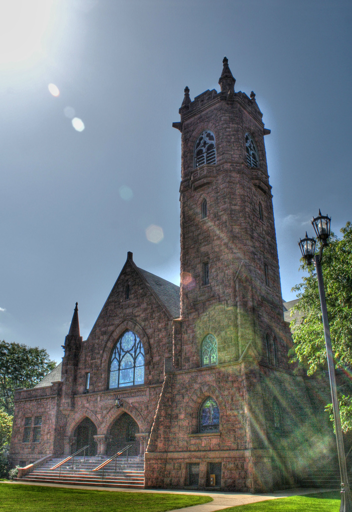 Stone church by mittens