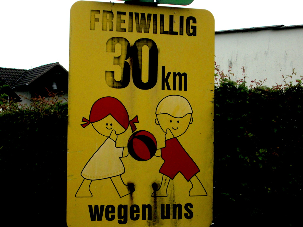 A sign I saw in Gerany by bruni