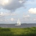 Sailboat, Charleston harbor, Charleston, SC by congaree
