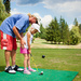 Golf lessons from Dad by kiwichick
