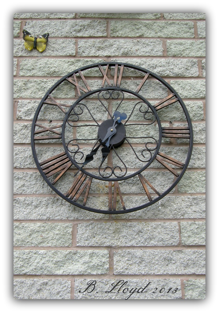 Patio clock  by beryl