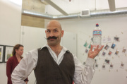 3rd Aug 2013 - Gandhi Jones Visits Studio F Gallery and Serves Up Water!